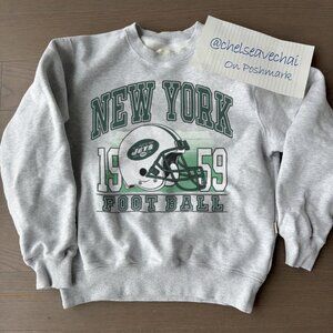 Vintage New York Jets Football Sweatshirt, 90S NFL New York Jets Shirt tee